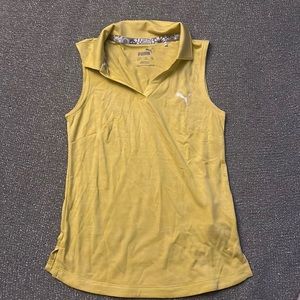 Girls Puma Yellow Tank 🌵 Small 7/8
